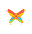 flying kite entertainment and active pastime vector image vector image