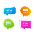sales badges for labels vector image