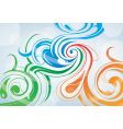 swirl background vector image