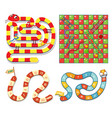 boardgame design template in four designs vector image