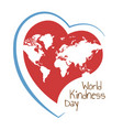 world kindness day vector image