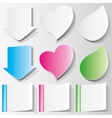 stickers vector image