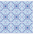 portuguese floor tiles design seamless pattern vector image vector image