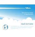 airplane background vector image