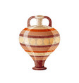 ancient greek vase pottery antique jug vector image vector image