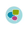 speech bubble icon vector image