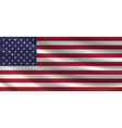 usa waving flag textile vector image