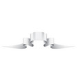 white ribbon on background vector image