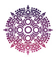 colorful ancient mexican mythology symbol vector image vector image