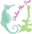 under the sea vector image