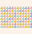 pattern with grunge abstract triangles vector image vector image