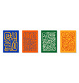 set of 4 matisse inspired wall art posters vector image vector image