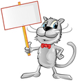 funny cat cartoon vector image vector image