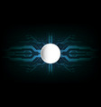 abstract technological background concept vector image vector image