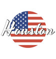 circle button icon national flag the united vector image vector image