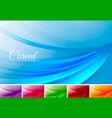 curved abstract background vector image vector image
