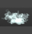 eps 10 fog or smoke isolated transparent special vector image