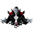 evil vampire picture vector image