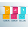 business infographic concept vector image