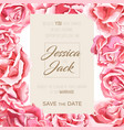 hand rose flower blossom seamless pattern vector image vector image