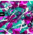 purple bright watercolor and guache splatters vector image vector image