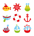 toys icons over white background vector image