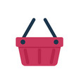 shopping basket icon cart vector image vector image