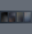 abstract gradient blurred background in dark vector image