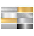 metal bright textures vector image