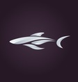fish logo vector image vector image