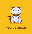 icon and logo design template in cartoon linear vector image vector image