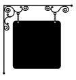 sign bracket vector image vector image