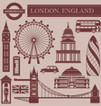 landmark of london vector image vector image