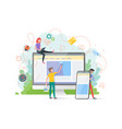 web design vector image vector image
