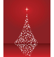 christmas tree vector image