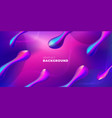purple liquid color background design futuristic vector image