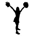 cheerleader vector image vector image