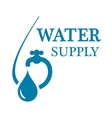 water supply concept icon vector image vector image