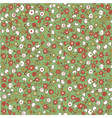 floral background vector image vector image