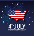 4th of july design vector image