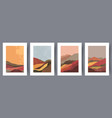 printable wall art poster set vector image