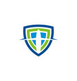 shield business logo vector image