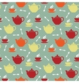 teapots and teacups vector image vector image
