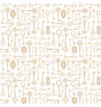 vintage keys seamless pattern background vector image