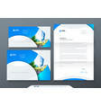 envelope dl c5 letterhead corporate business vector image