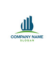 financial logo 2 vector image