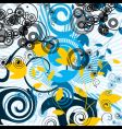 floral abstract vector image vector image