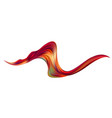 modern colorful flow poster wave liquid shape vector image vector image