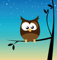 owl in a tree vector image