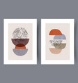 printable wall art poster set vector image